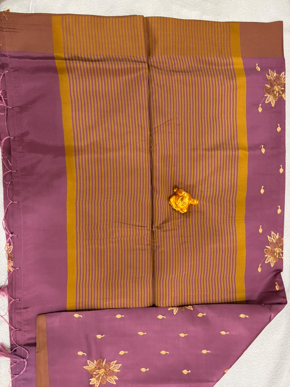 Wine Mauve Soft Silk Saree  MPSS3